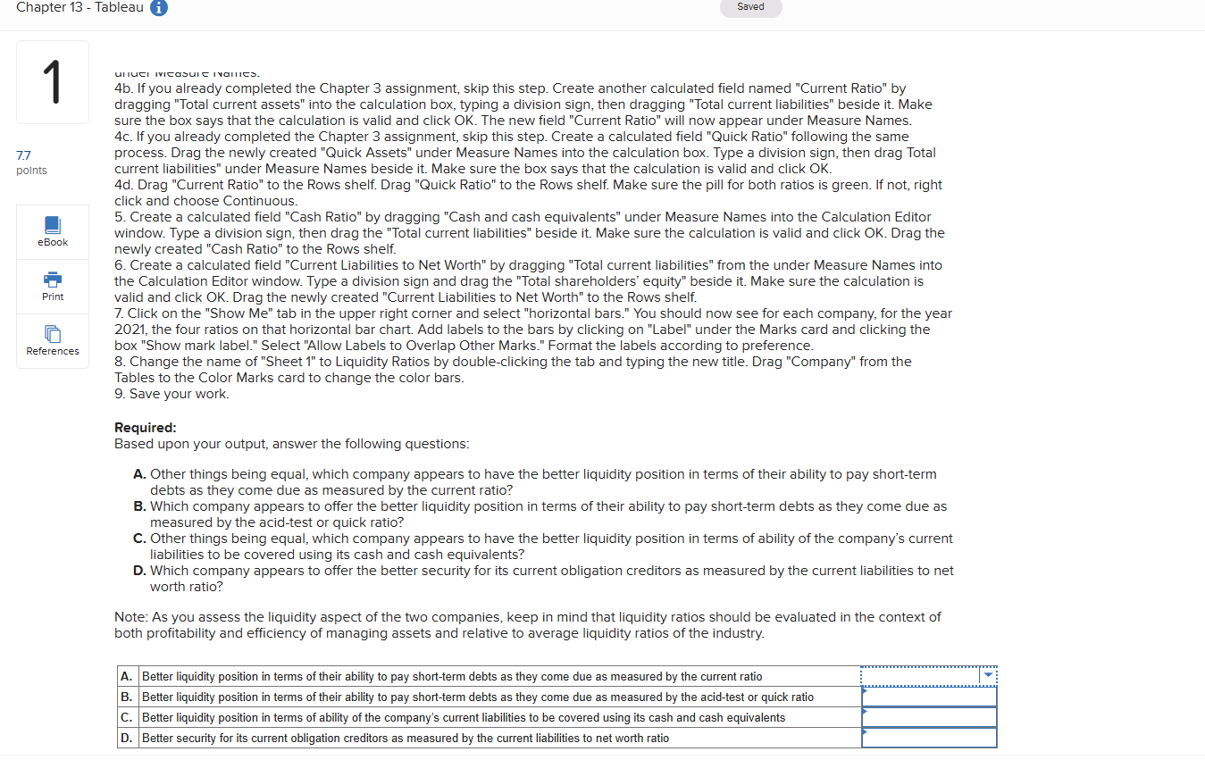 4 b . If you already completed the Chapter 3