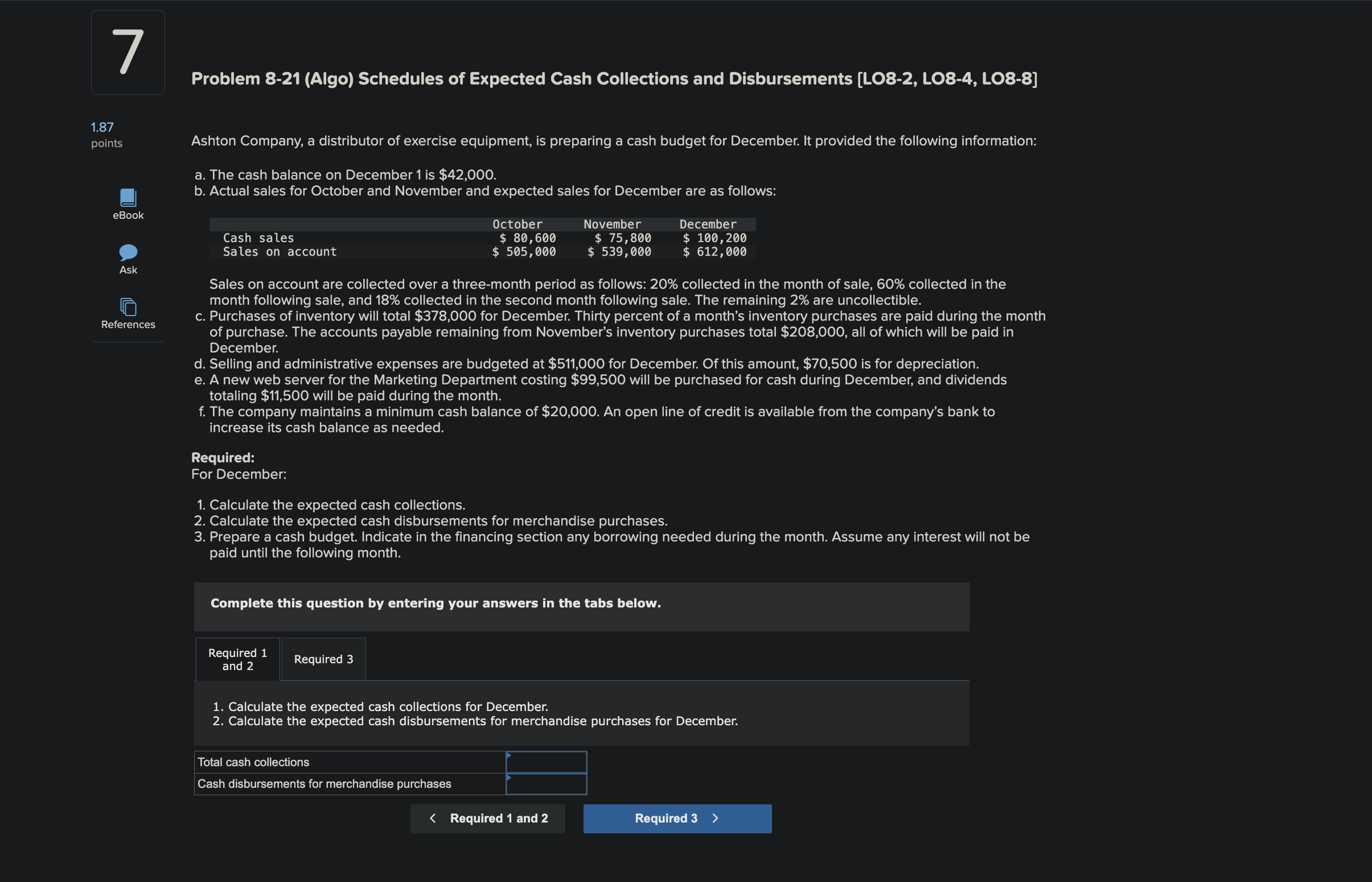 Problem 8 - 2 1 ( Algo ) Schedules of Expected