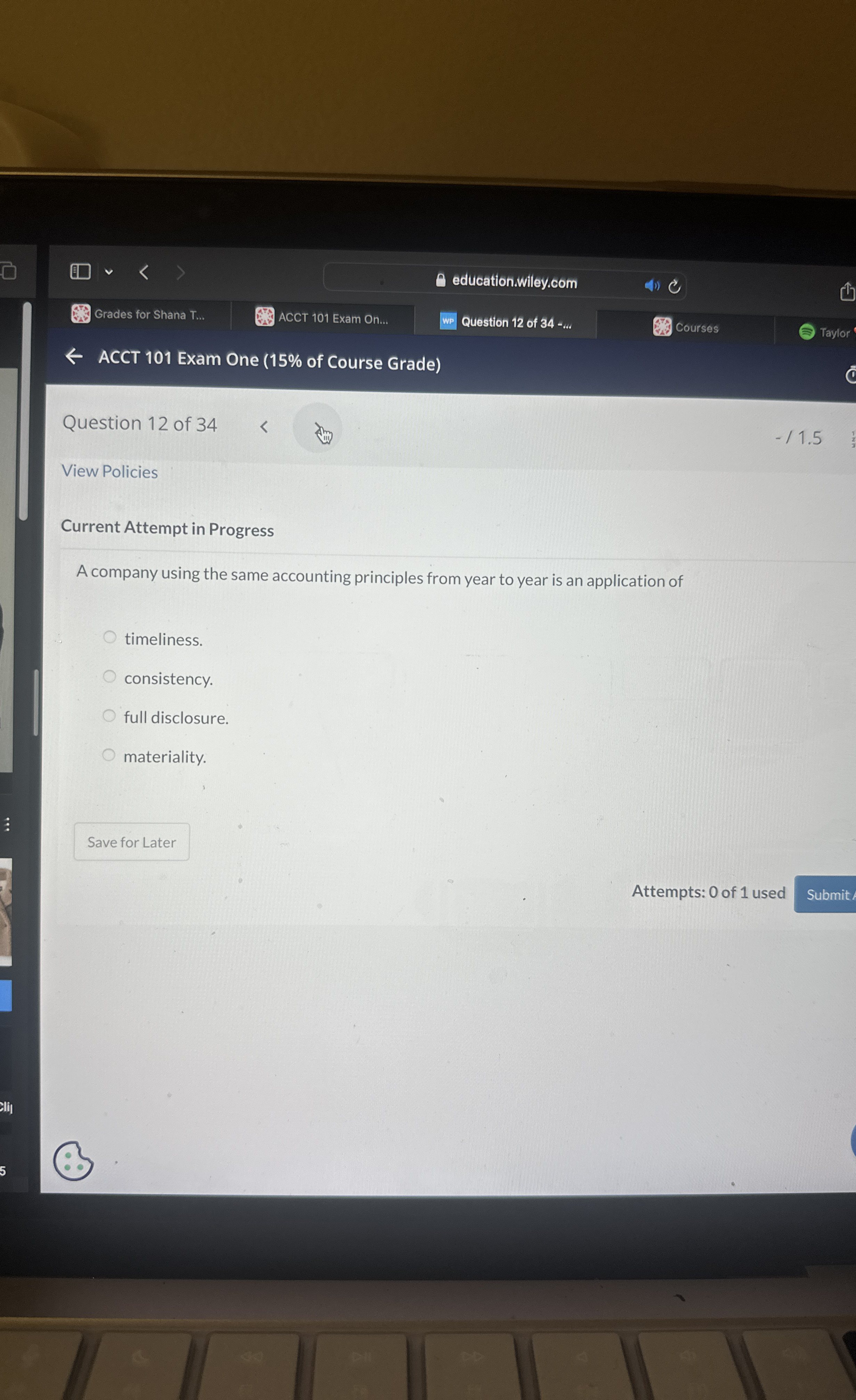 Current Attempt in Progress A company using the