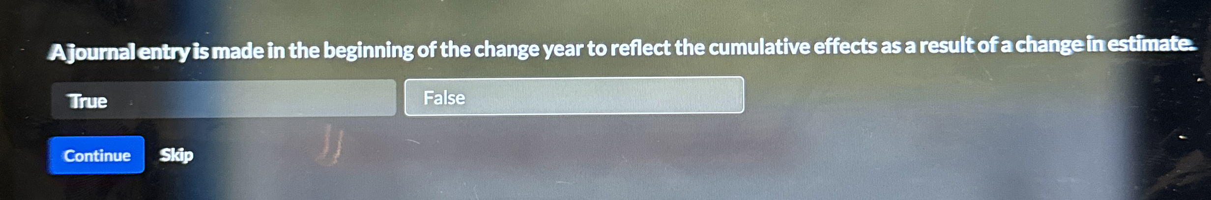 Ajournal entry is made in the beginning of the