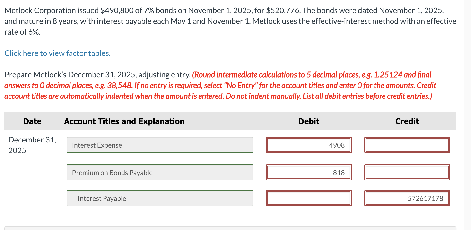 Metlock Corporation issued \ $ 4 9 0 , 8 0 0 of \