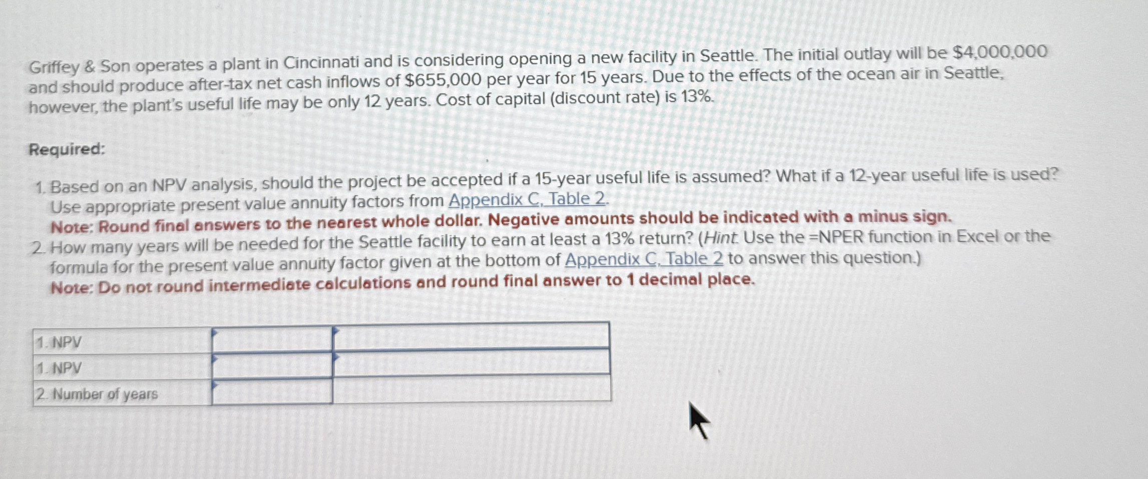 Griffey & Son operates a plant in Cincinnati and