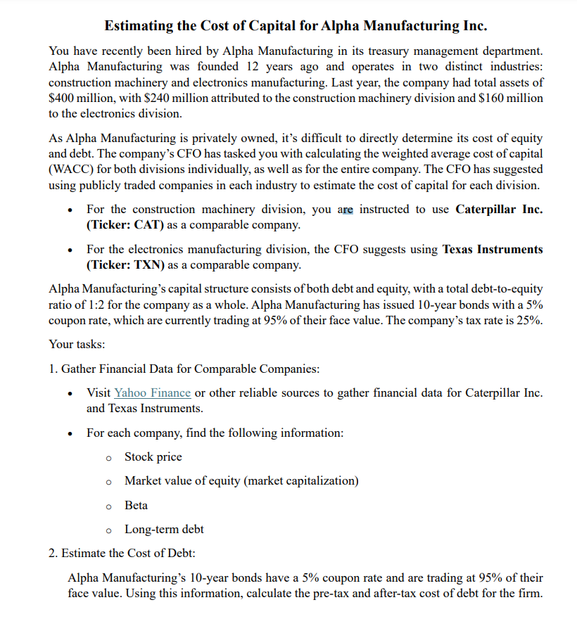 Please solve this case study; show work /