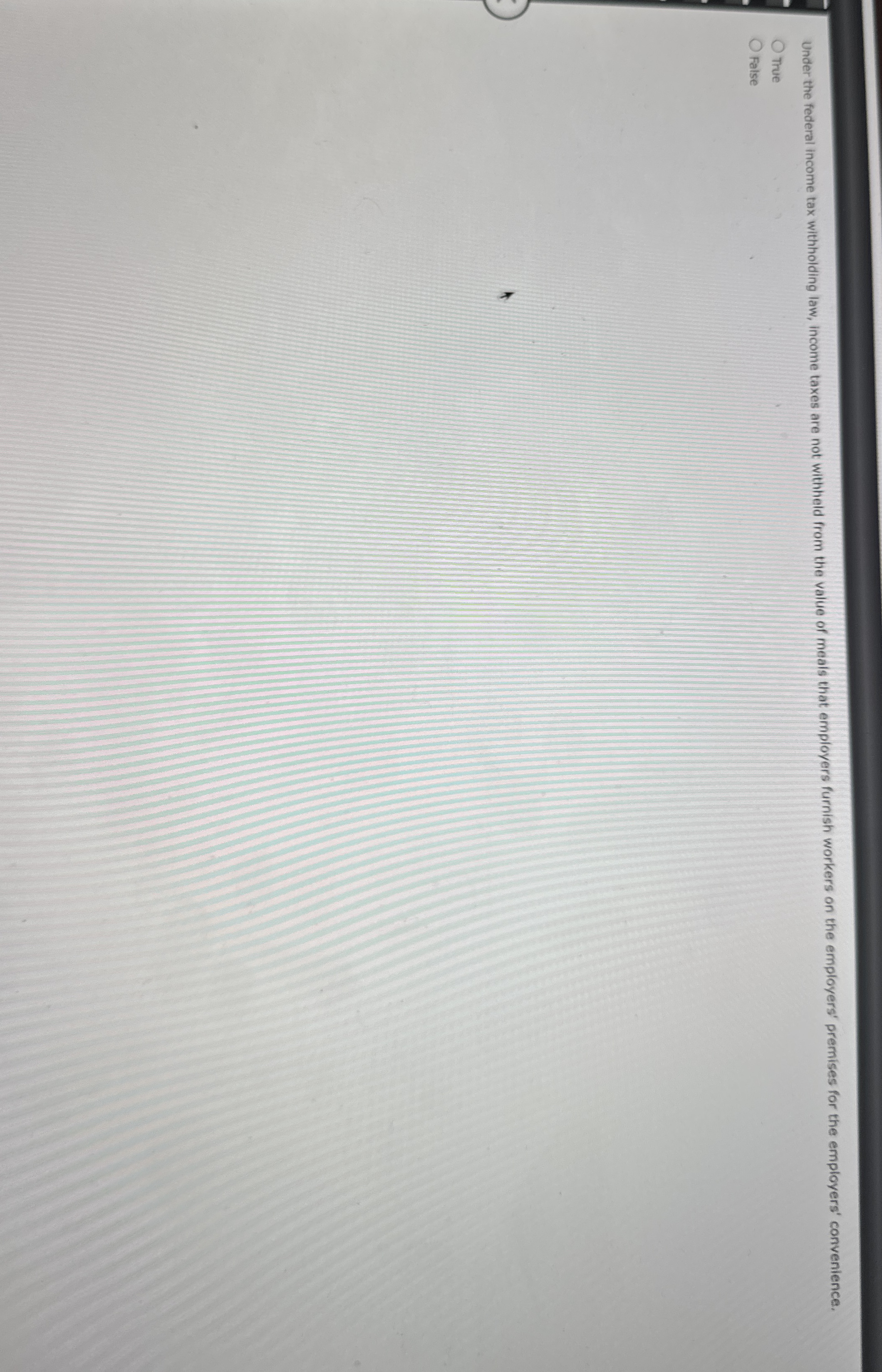 Under the federal income tax withholding law,