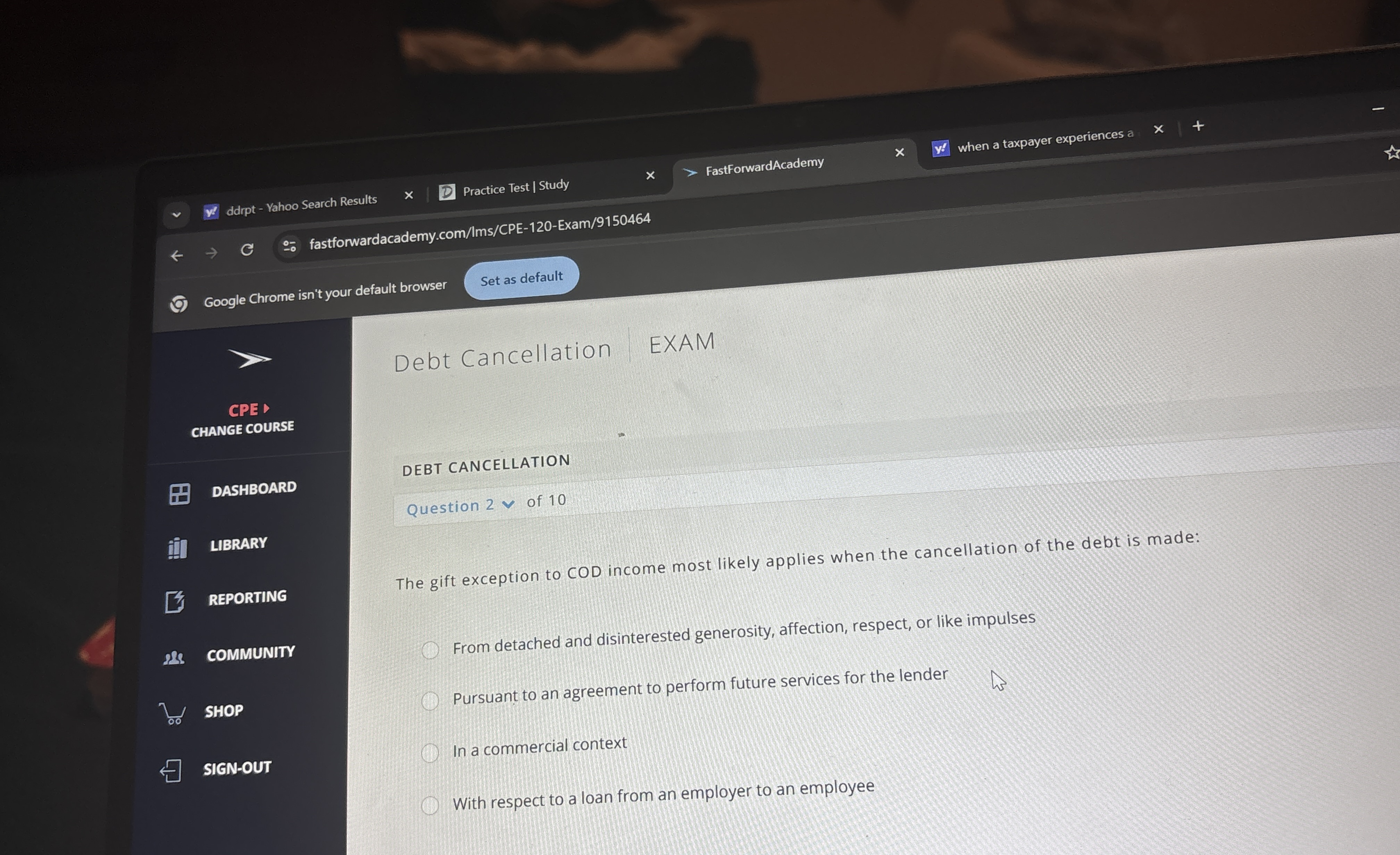 ddrpt - Yahoo Search Results Practice Test |