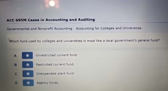 ACC 6 9 5 M Cases in Accounting and Auditing