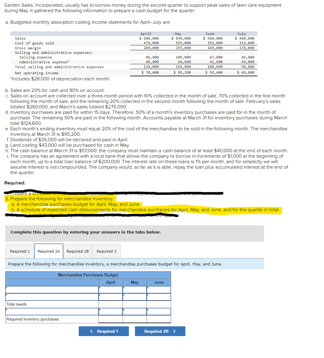 PART 2 A and 2 B ! Please and Thank you Garden