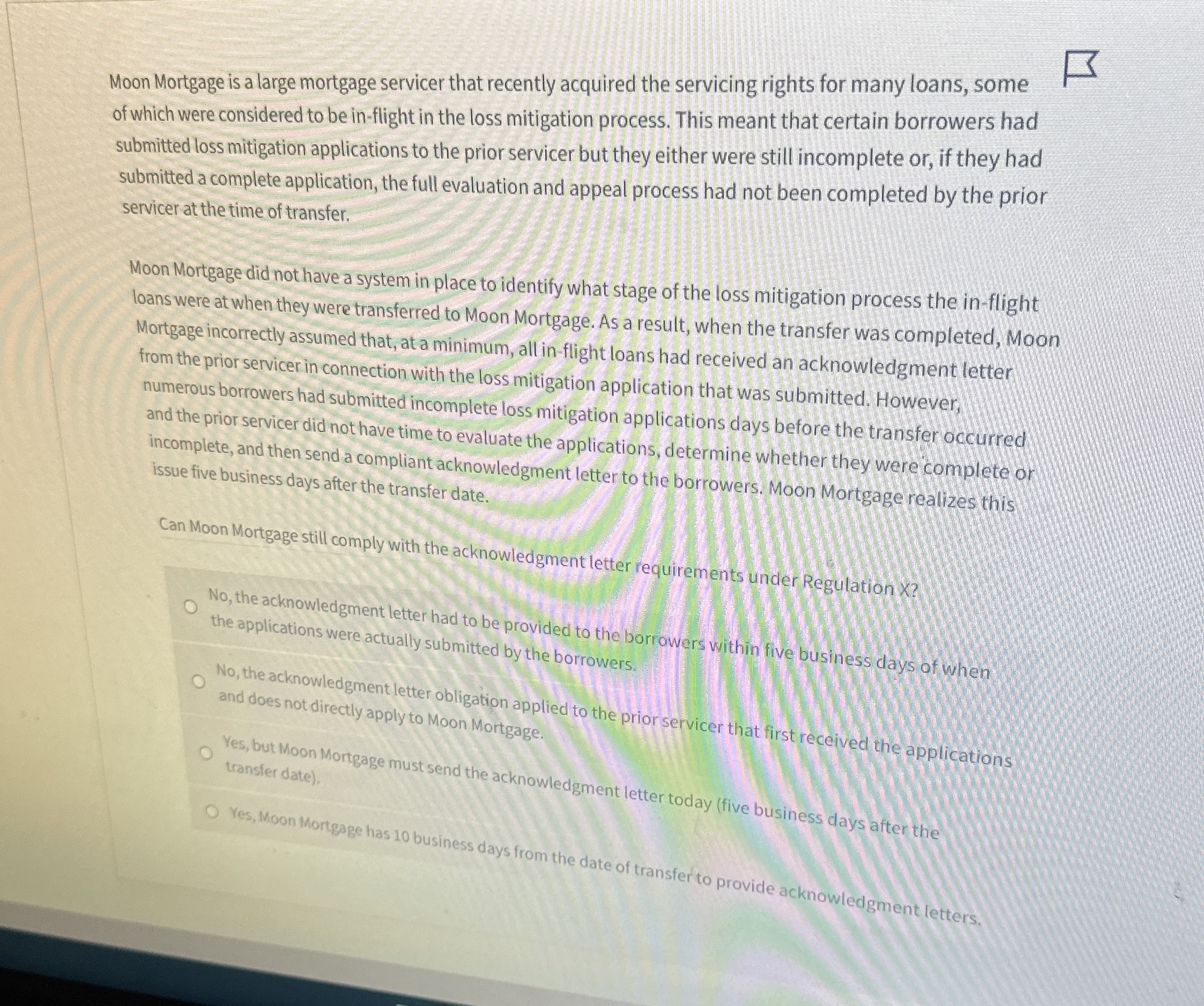 Moon Mortgage is a large mortgage servicer that