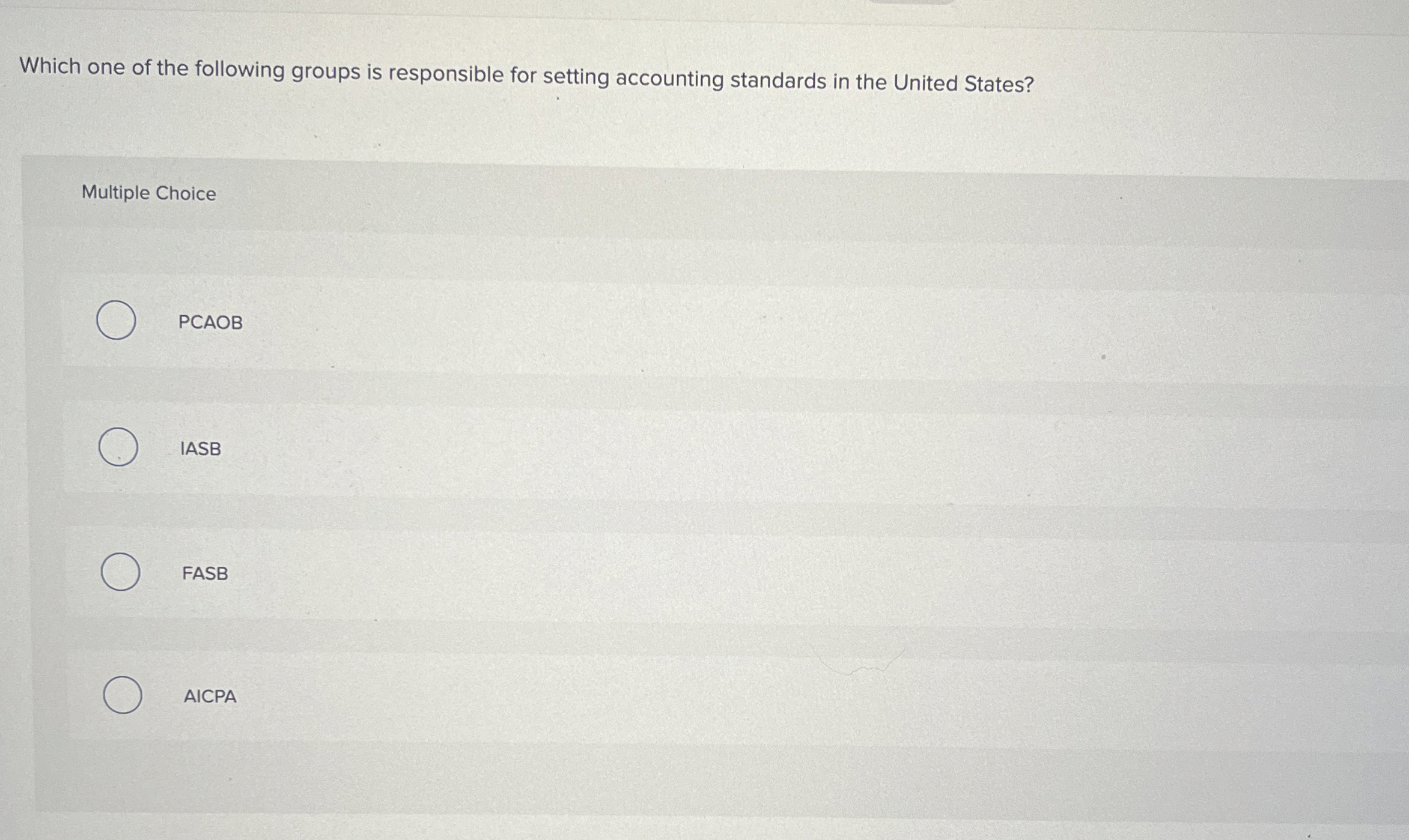 Which one of the following groups is responsible