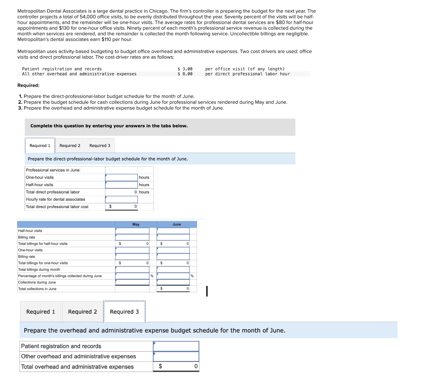 * * Please do all 3 required parts. Thanks! * *