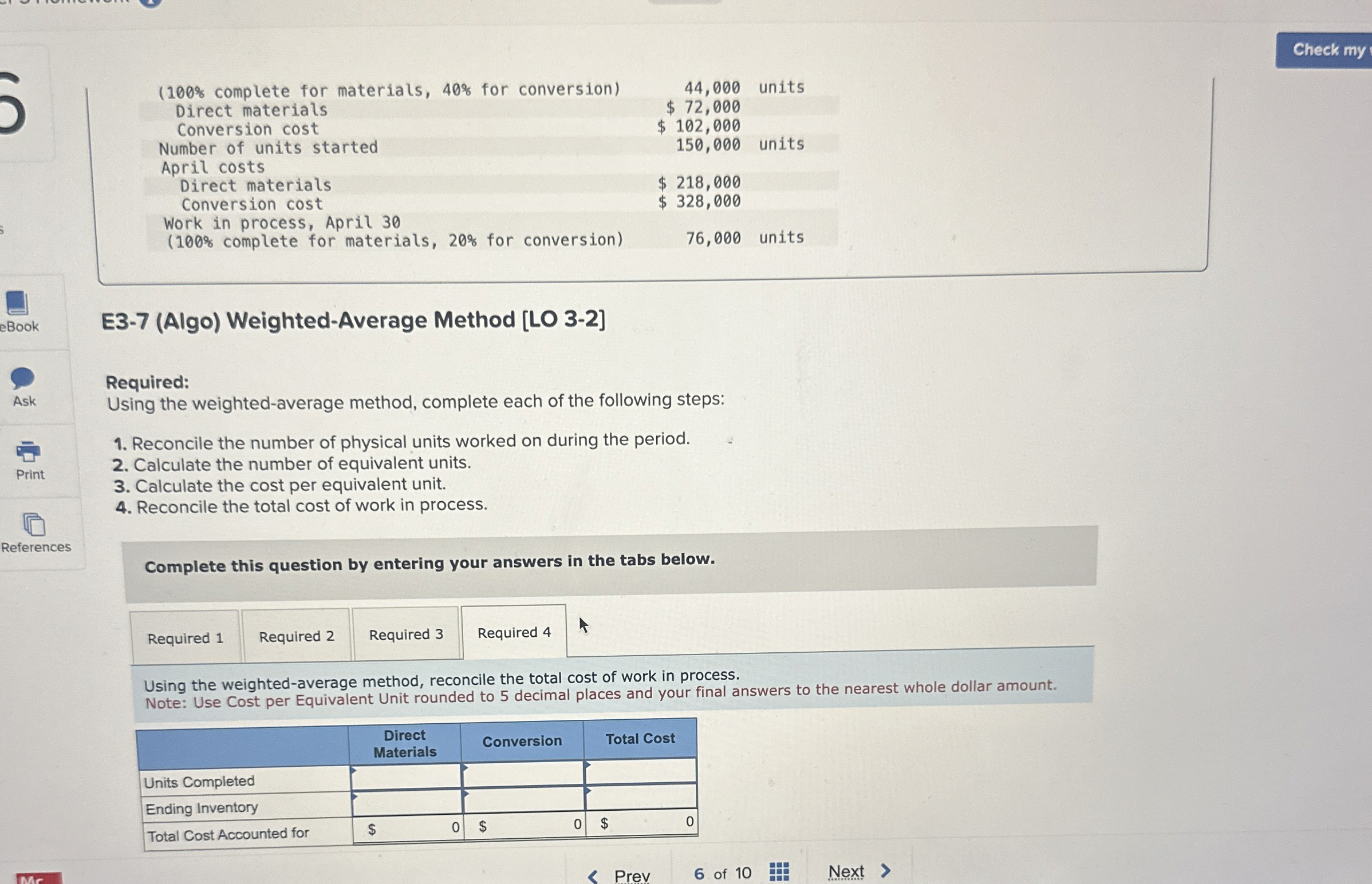 \ table [ [ ( 1 0 0 % complete for materials, 4 0