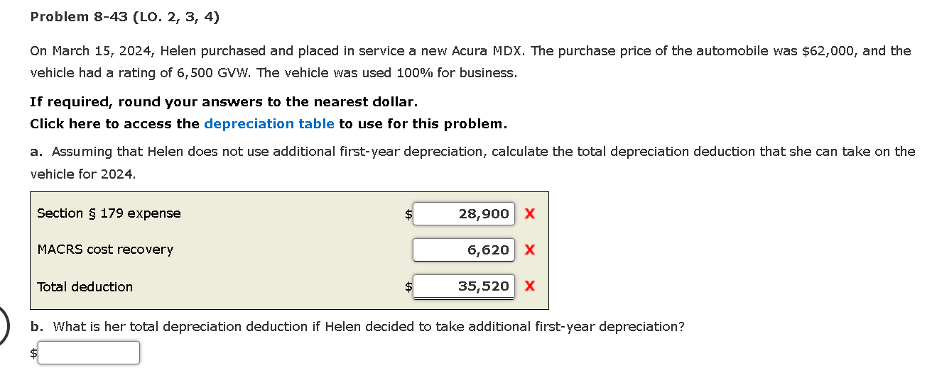 Problem 8 - 4 3 ( LO . 2 , 3 , 4 ) On March 1 5 ,