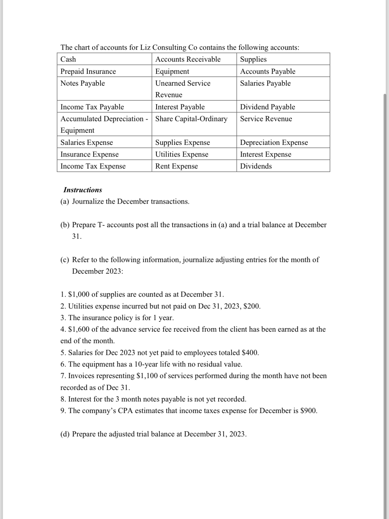 How to solve part ( c ) and ( d ) ? Introductory