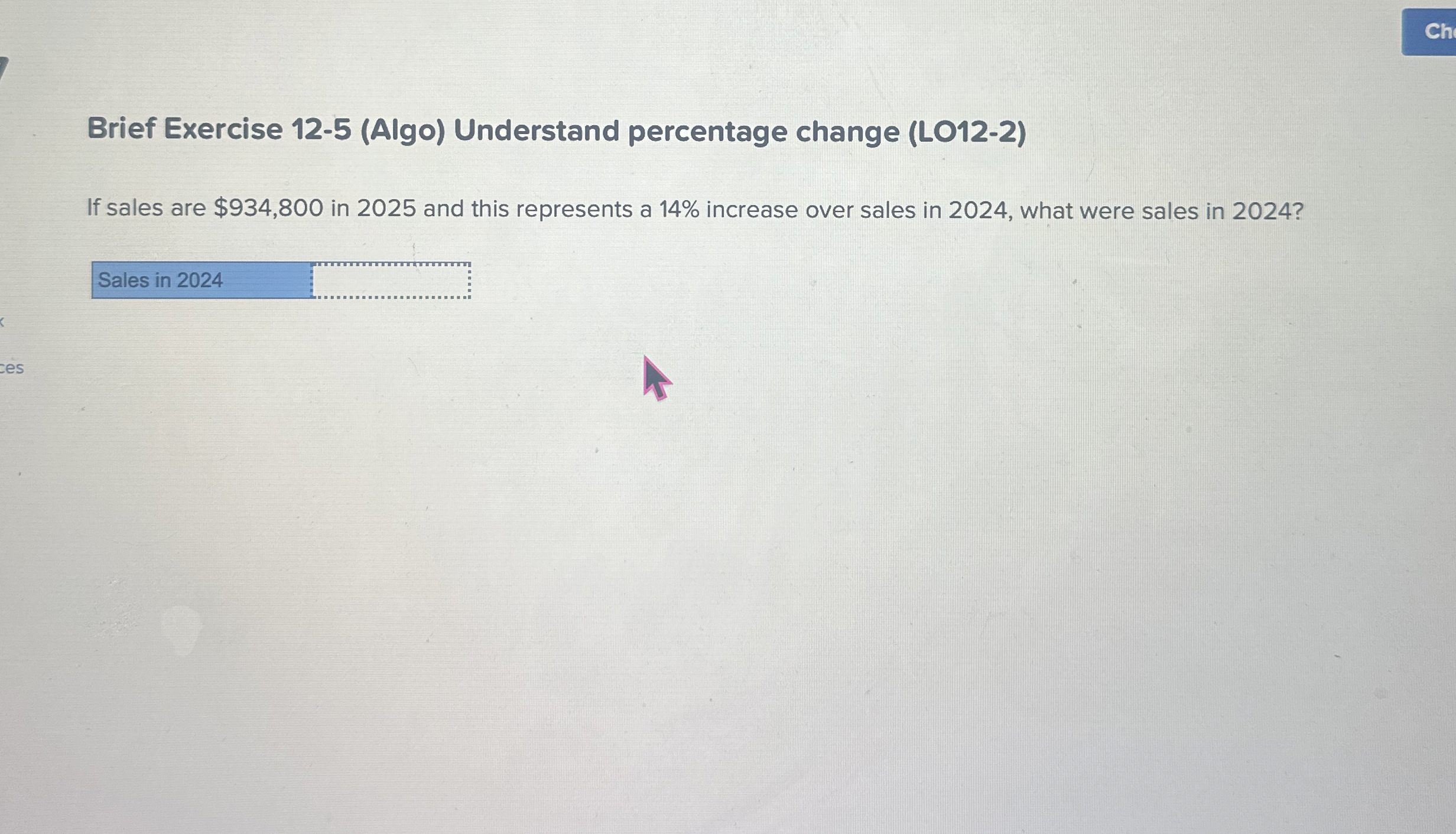 Brief Exercise 1 2 - 5 ( Algo ) Understand
