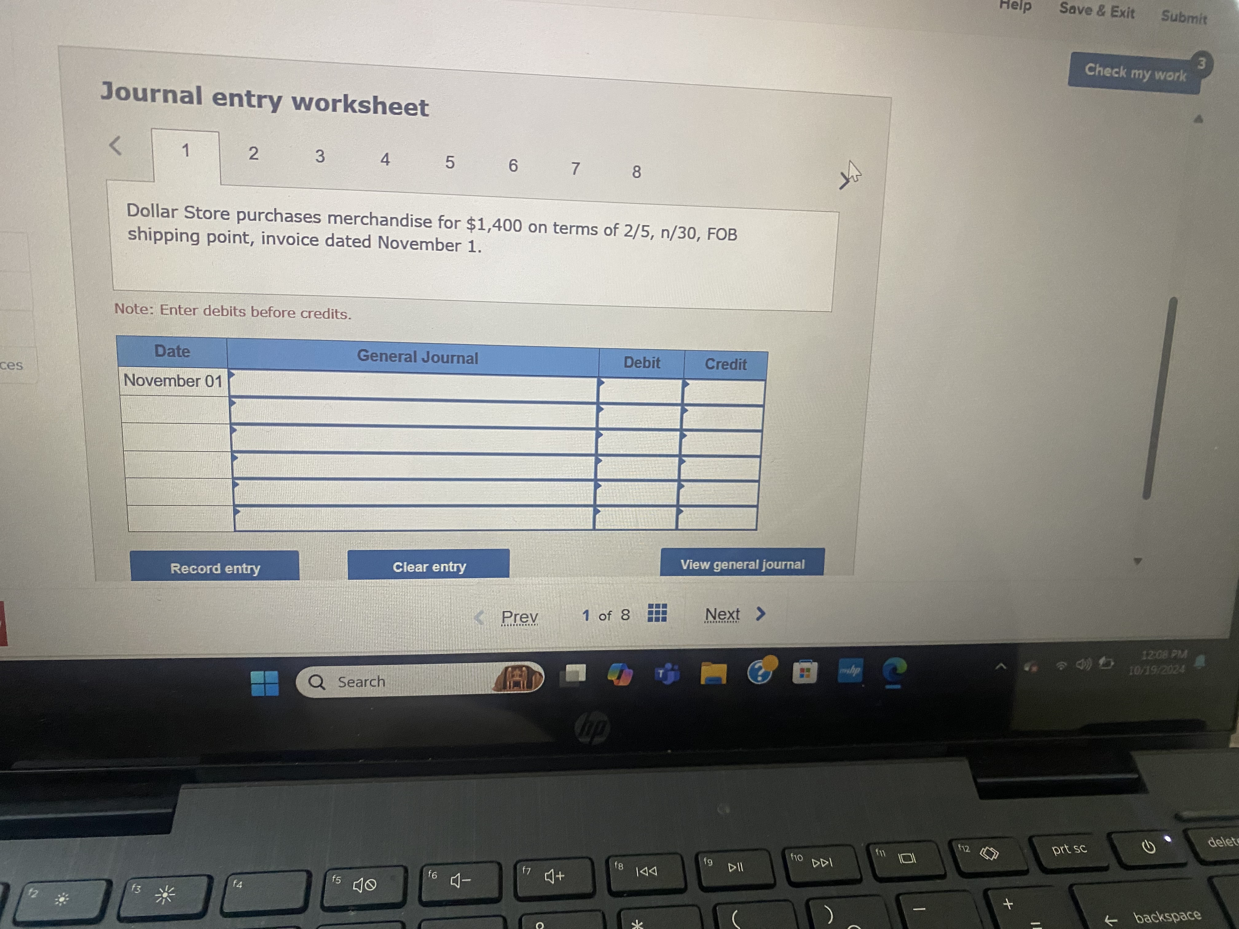 ork - Chapter 4 Saved Help Save & Exit Submit