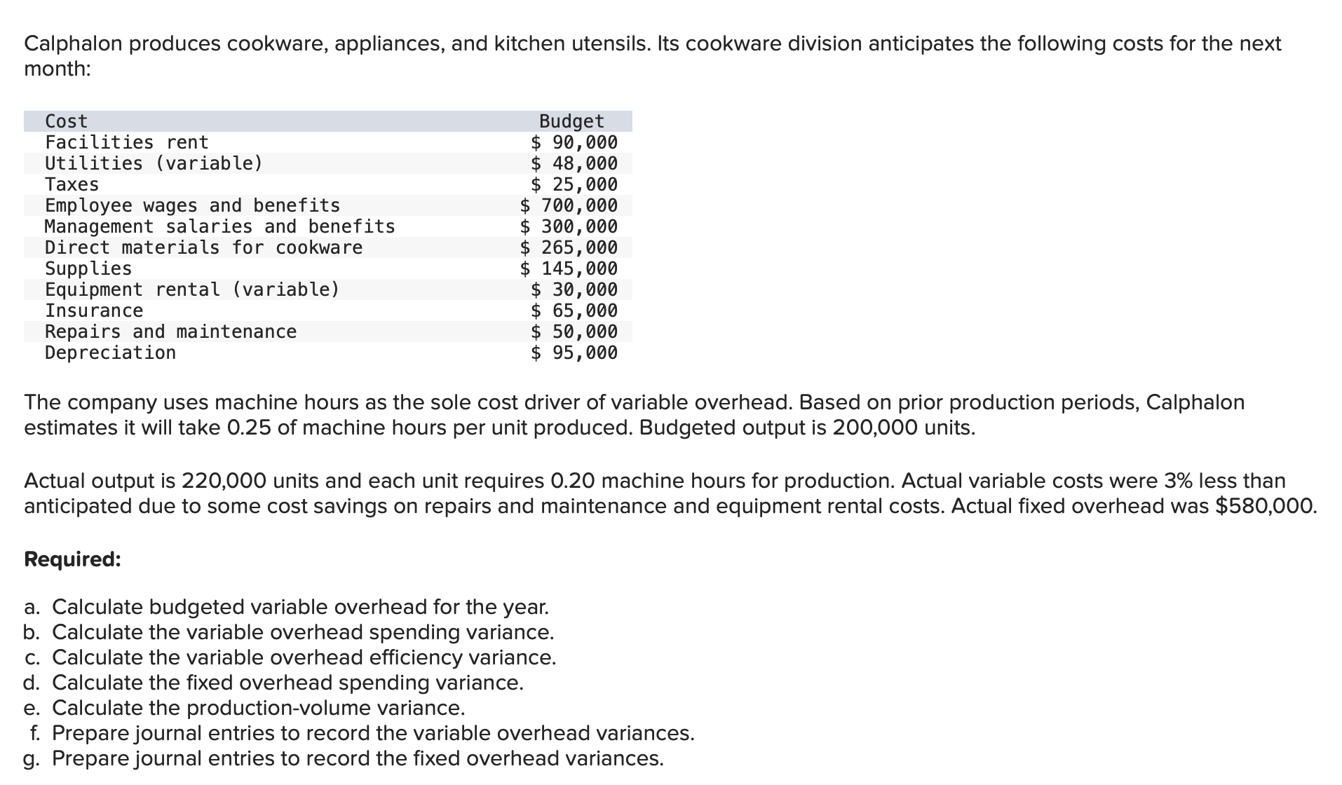 Calphalon produces cookware, appliances, and