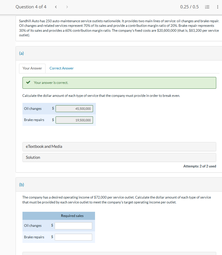 Sandhill Auto has 2 5 0 auto - maintenance