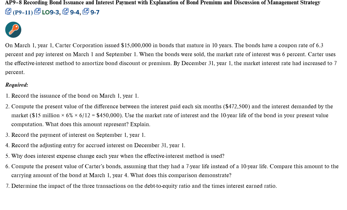 explain step 1 On March 1 , year 1 , Carter