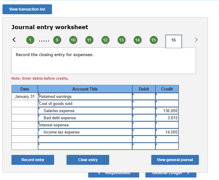 Journal entry worksheet 1 On January 1 , 2 0 2 4