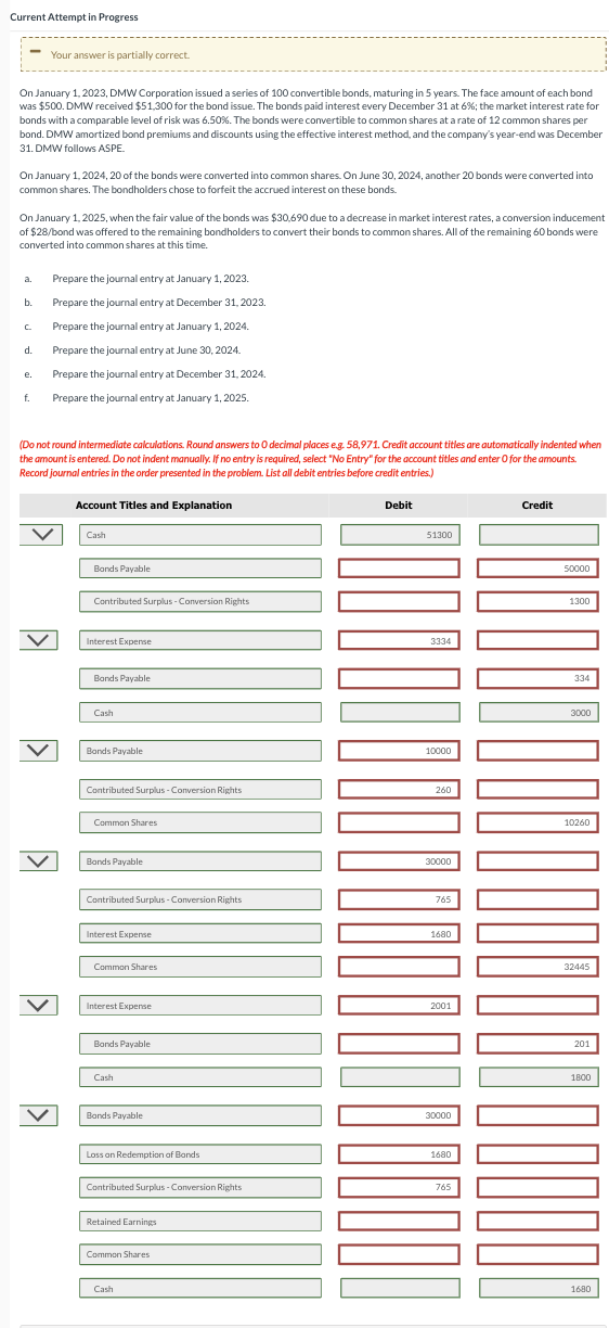 On January 1 , 2 0 2 3 , DMW Corporation issued a