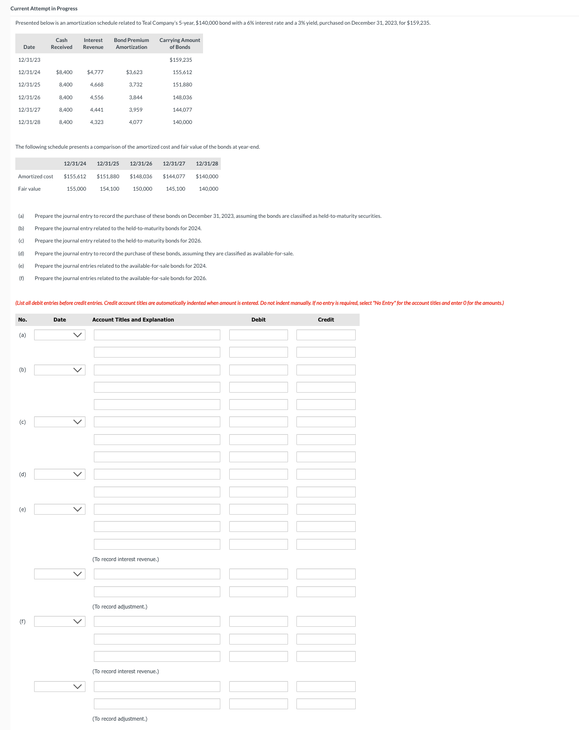Current Attempt in Progress Presented below is an
