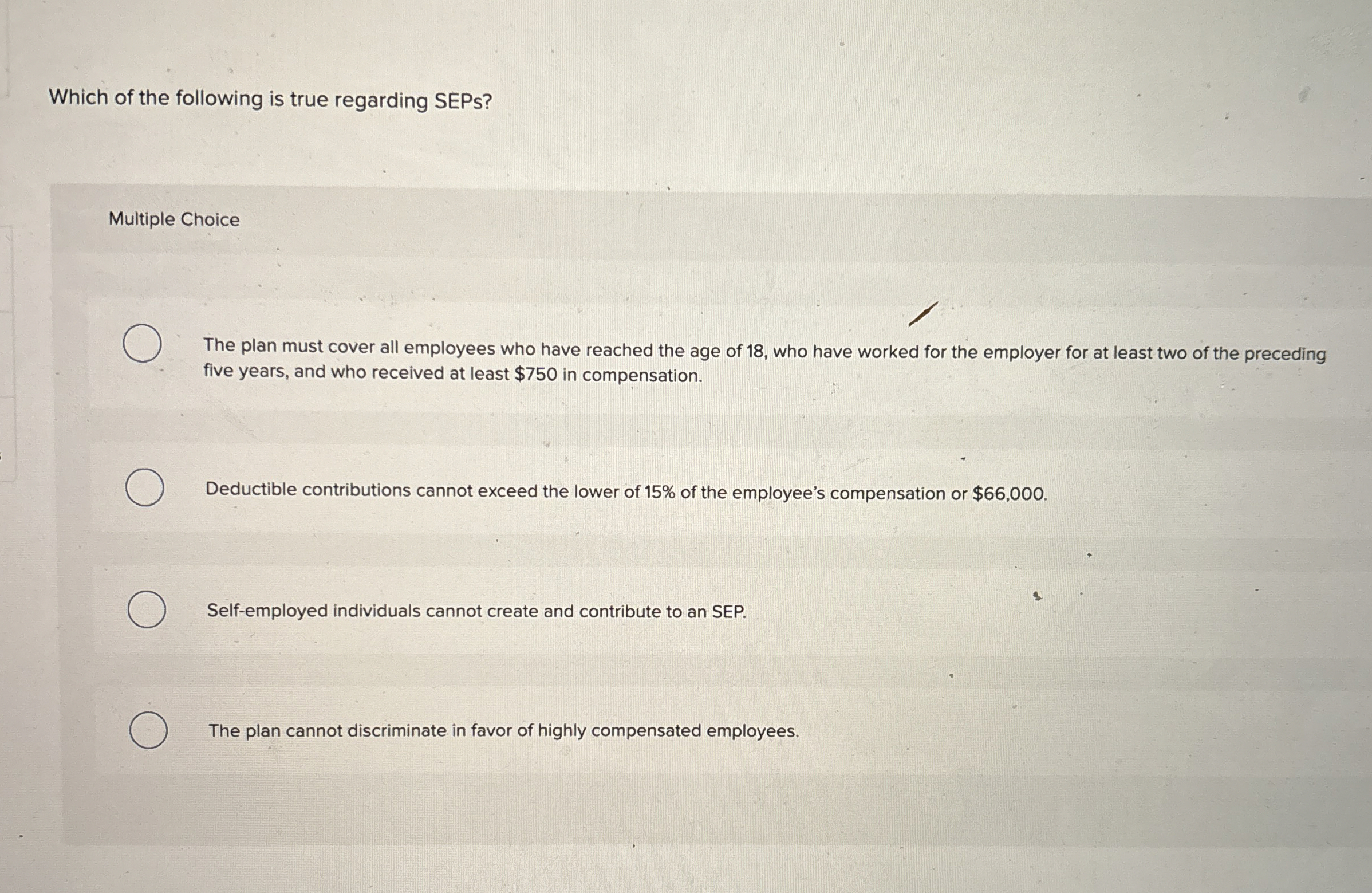 Which of the following is true regarding SEPs?