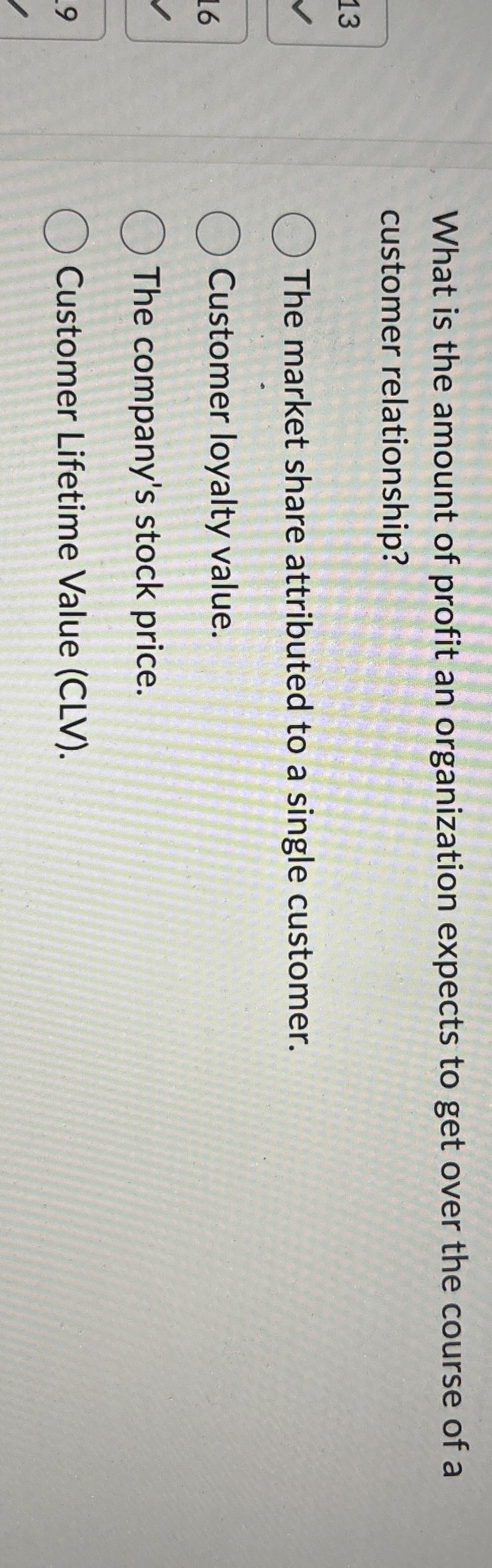 What is the amount of profit an organization