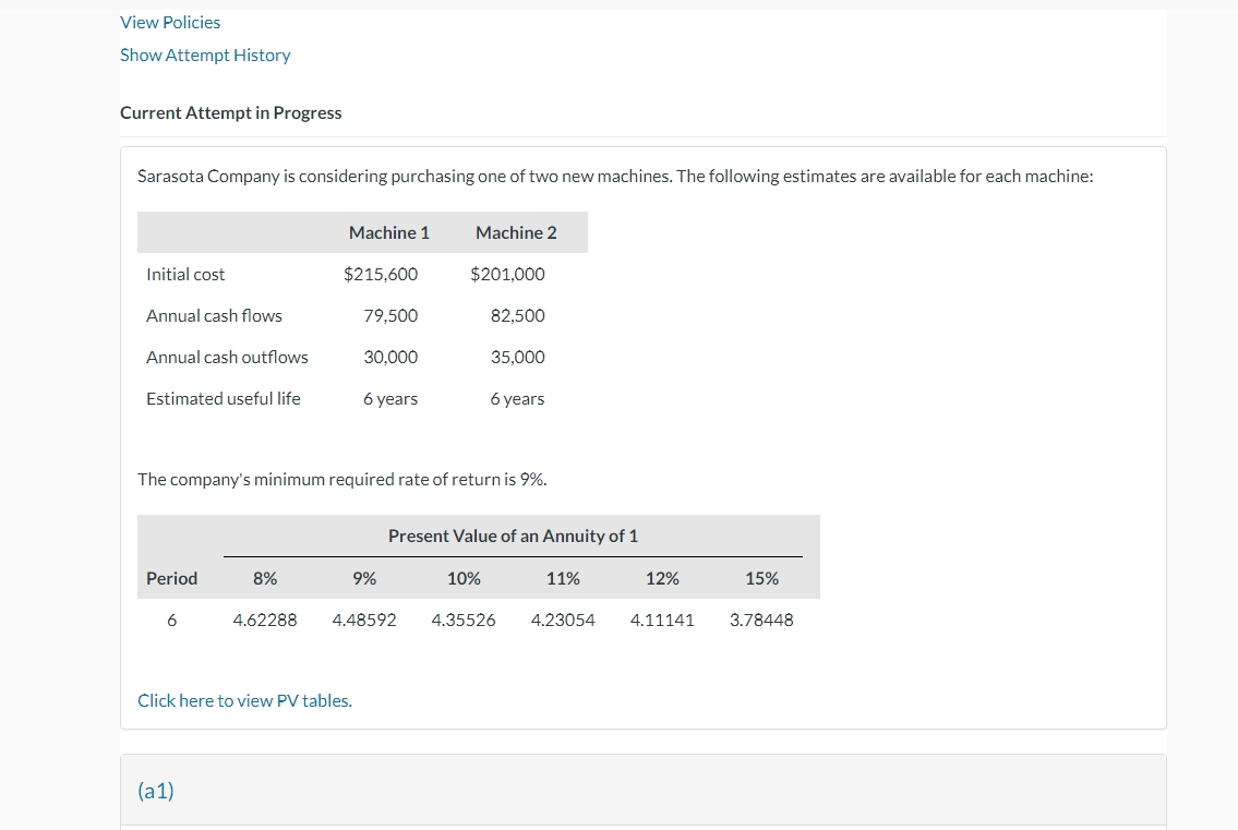 Current Attempt in Progress Sarasota Company is