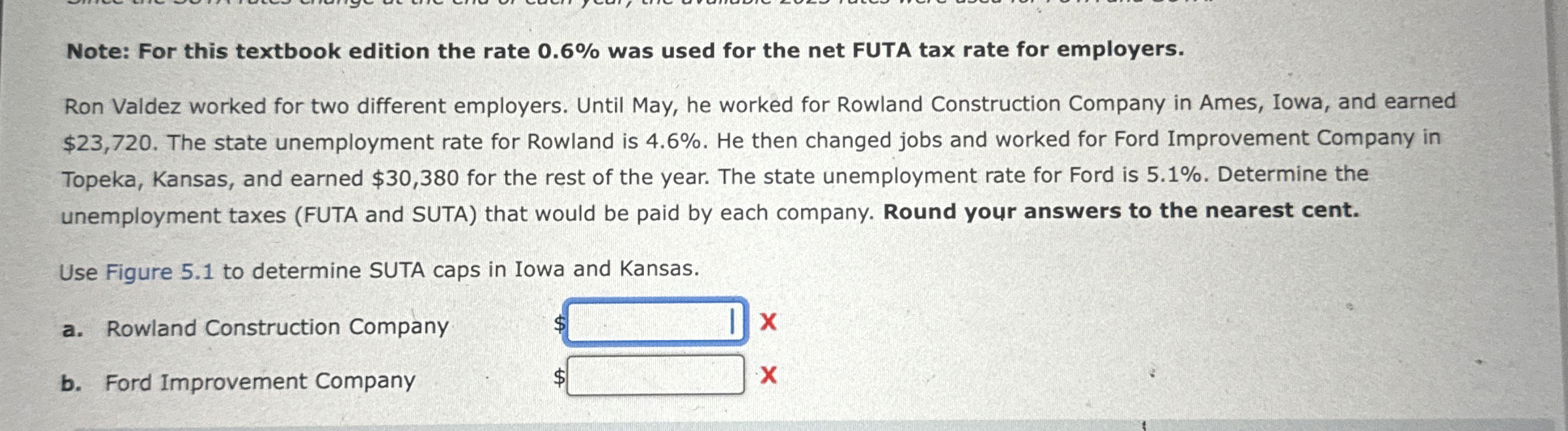 Note: For this textbook edition the rate 0 . 6 %
