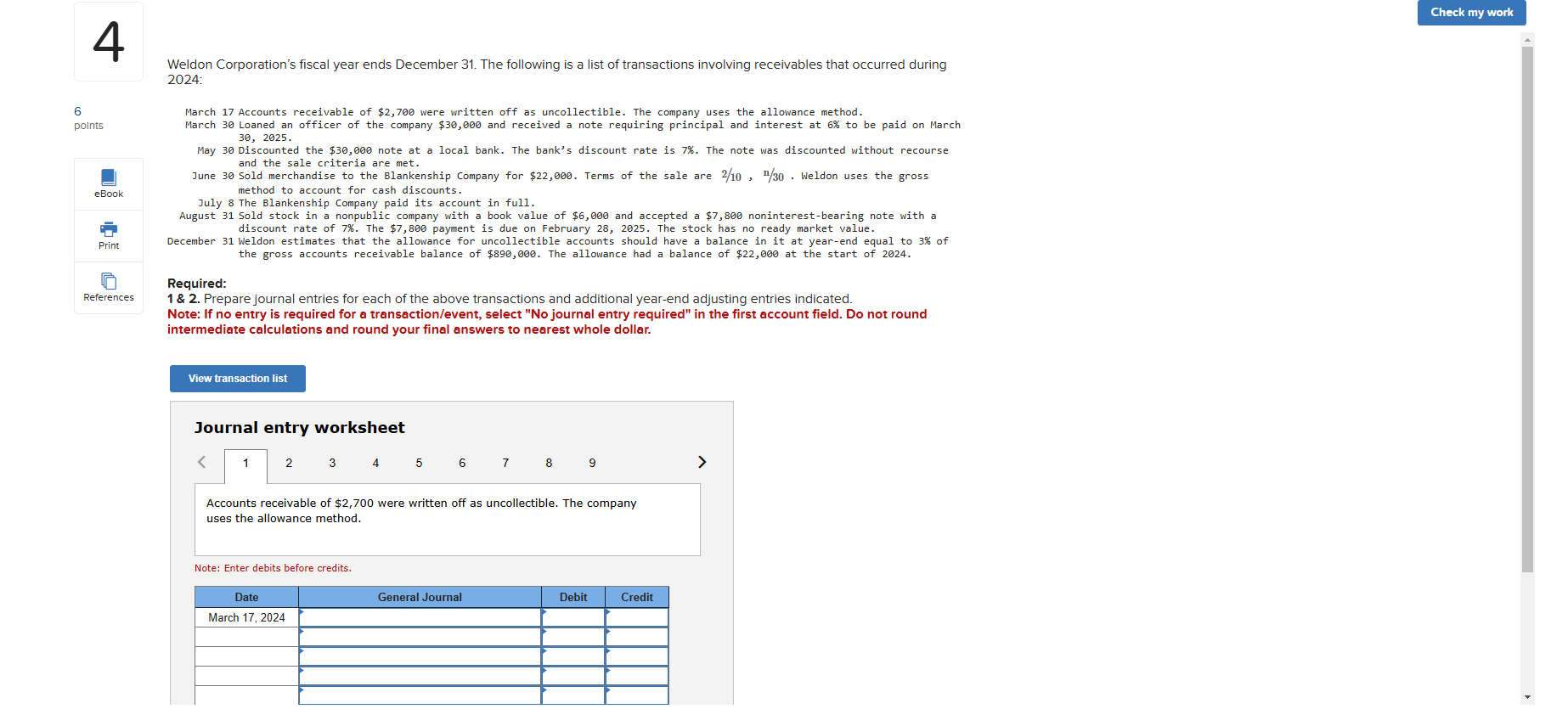 Weldon Corporation's fiscal year ends December 3