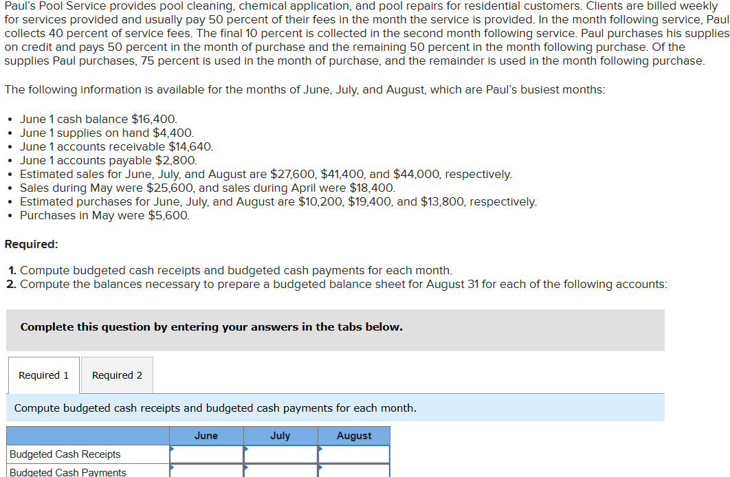 Paul's Pool Service provides pool cleaning,