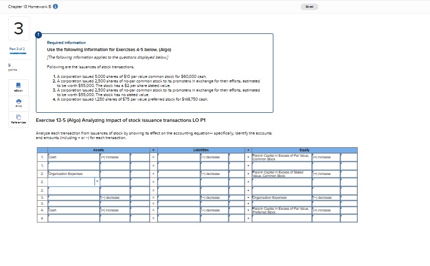 Chapter 1 3 Hamework B ( i ) 3 Part 2 of 2
