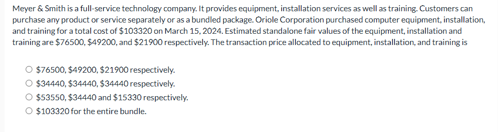 Meyer & Smith i s a full - service technology