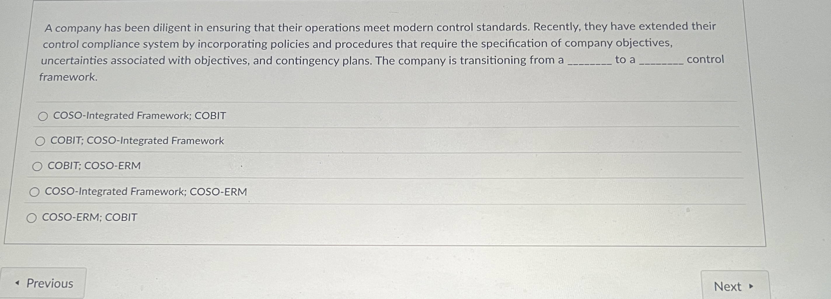 A company has been diligent in ensuring that