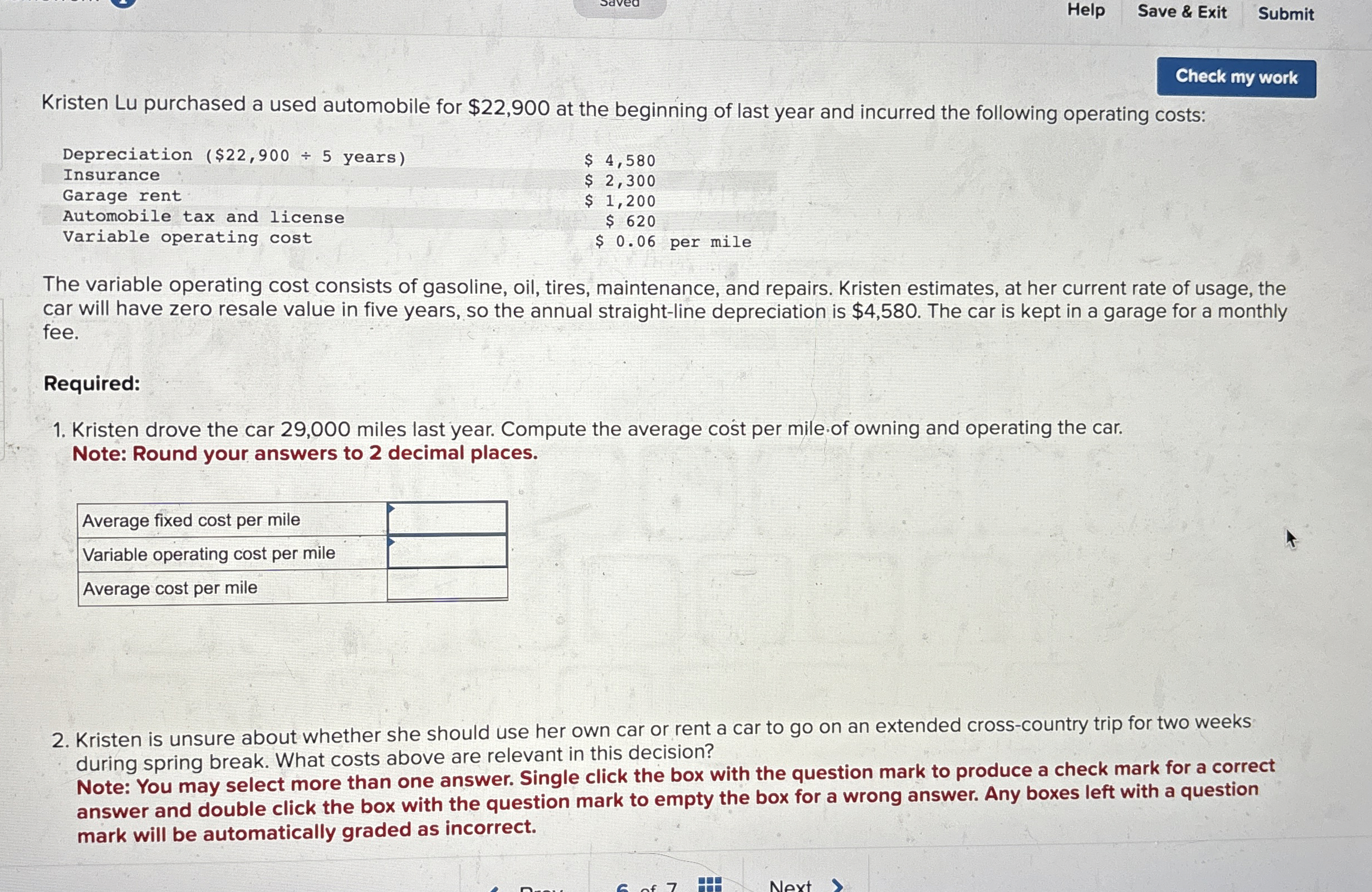 Help Save & Exit Submit Kristen Lu purchased a