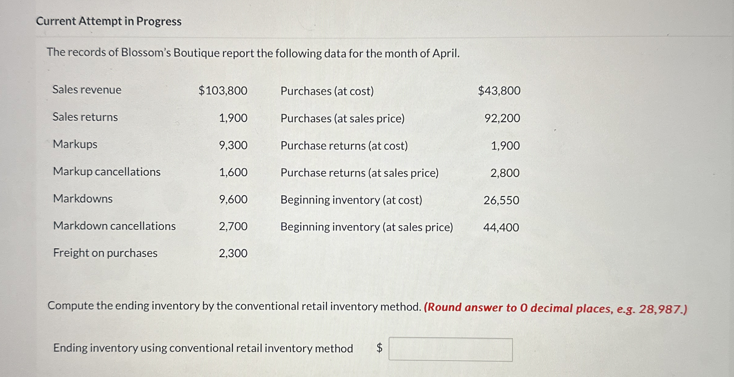 Current Attempt in Progress The records of