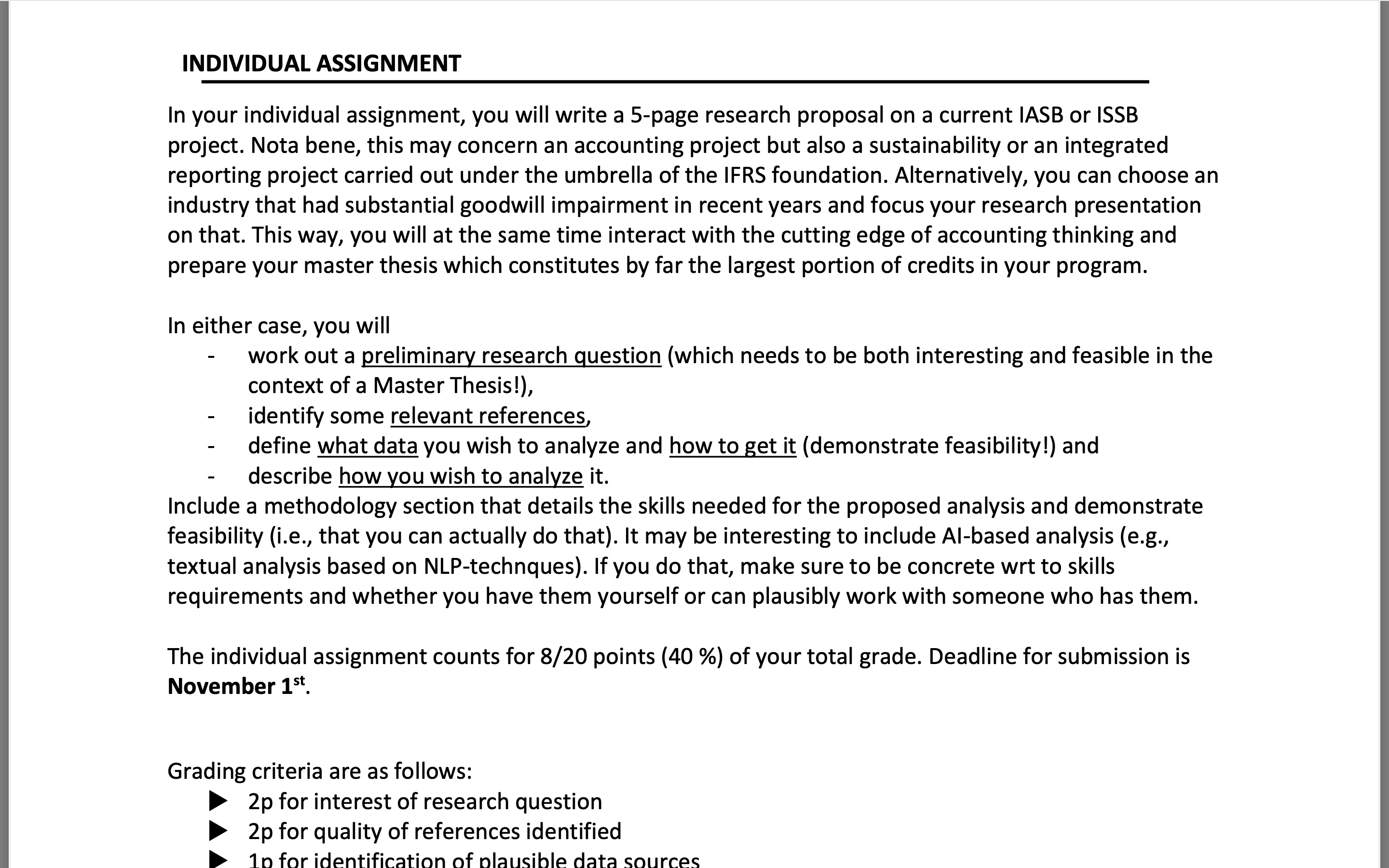 Write a 5 - page research proposal on a current