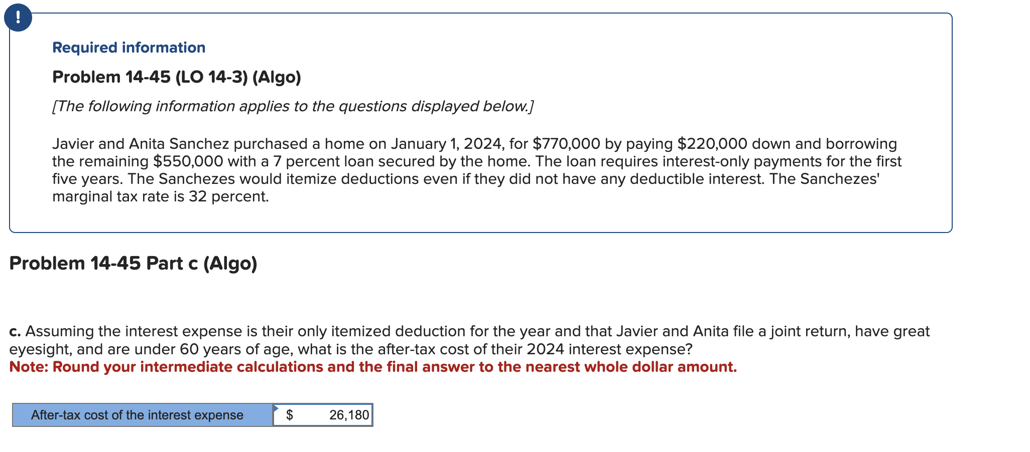 ! Required information Problem 1 4 - 4 5 ( LO 1 4