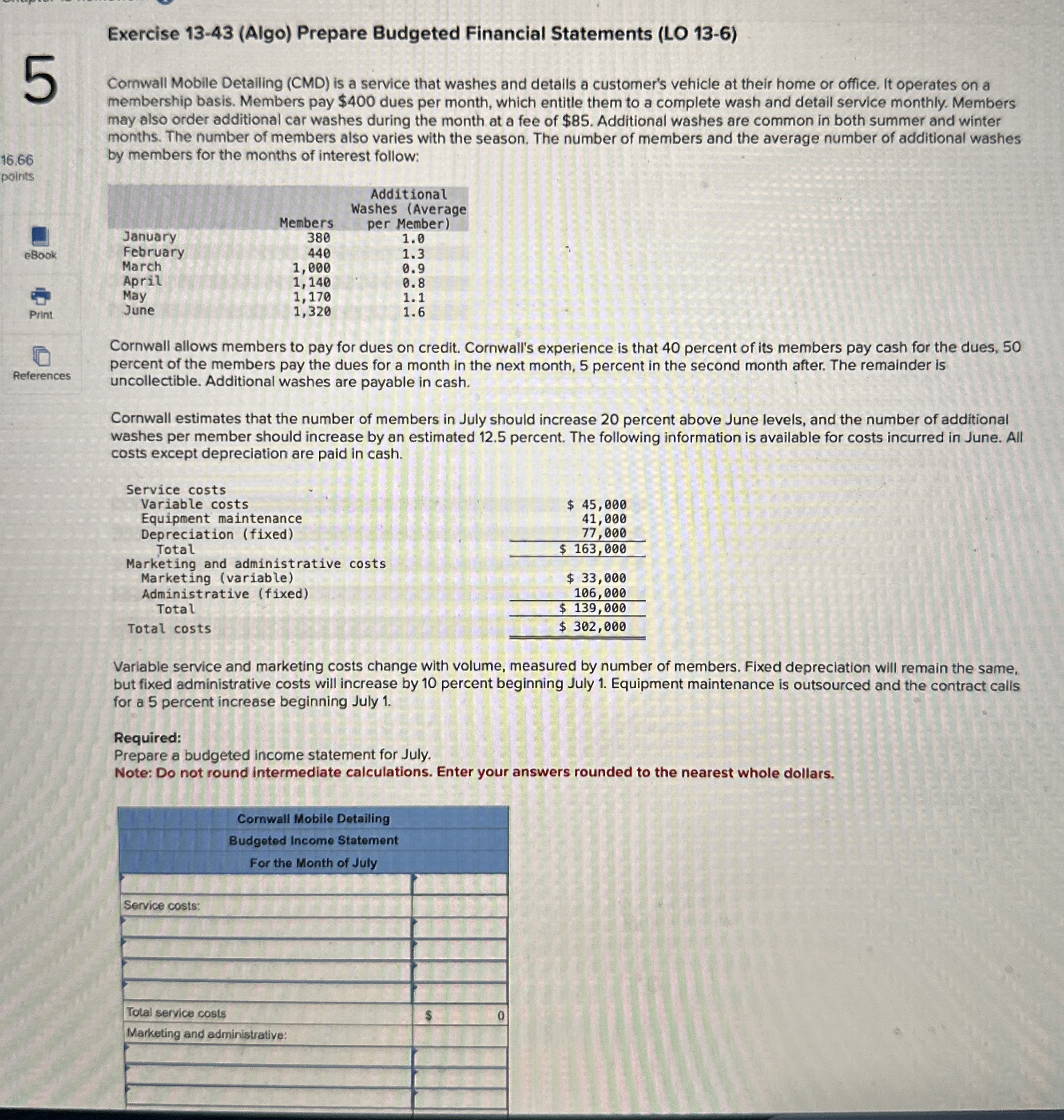 Exercise 1 3 - 4 3 ( Algo ) Prepare Budgeted