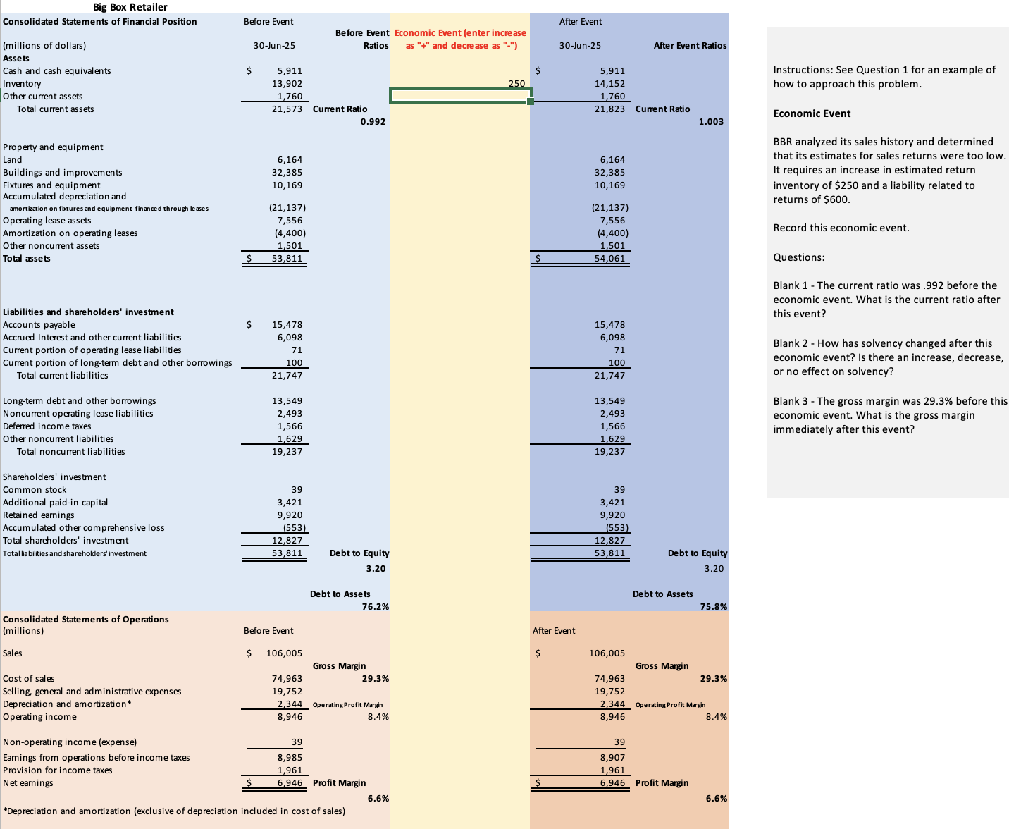Please help with side questions