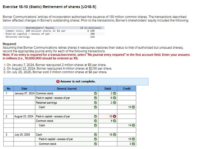 Exerclse 1 8 - 1 0 ( Statlc ) Retirement of