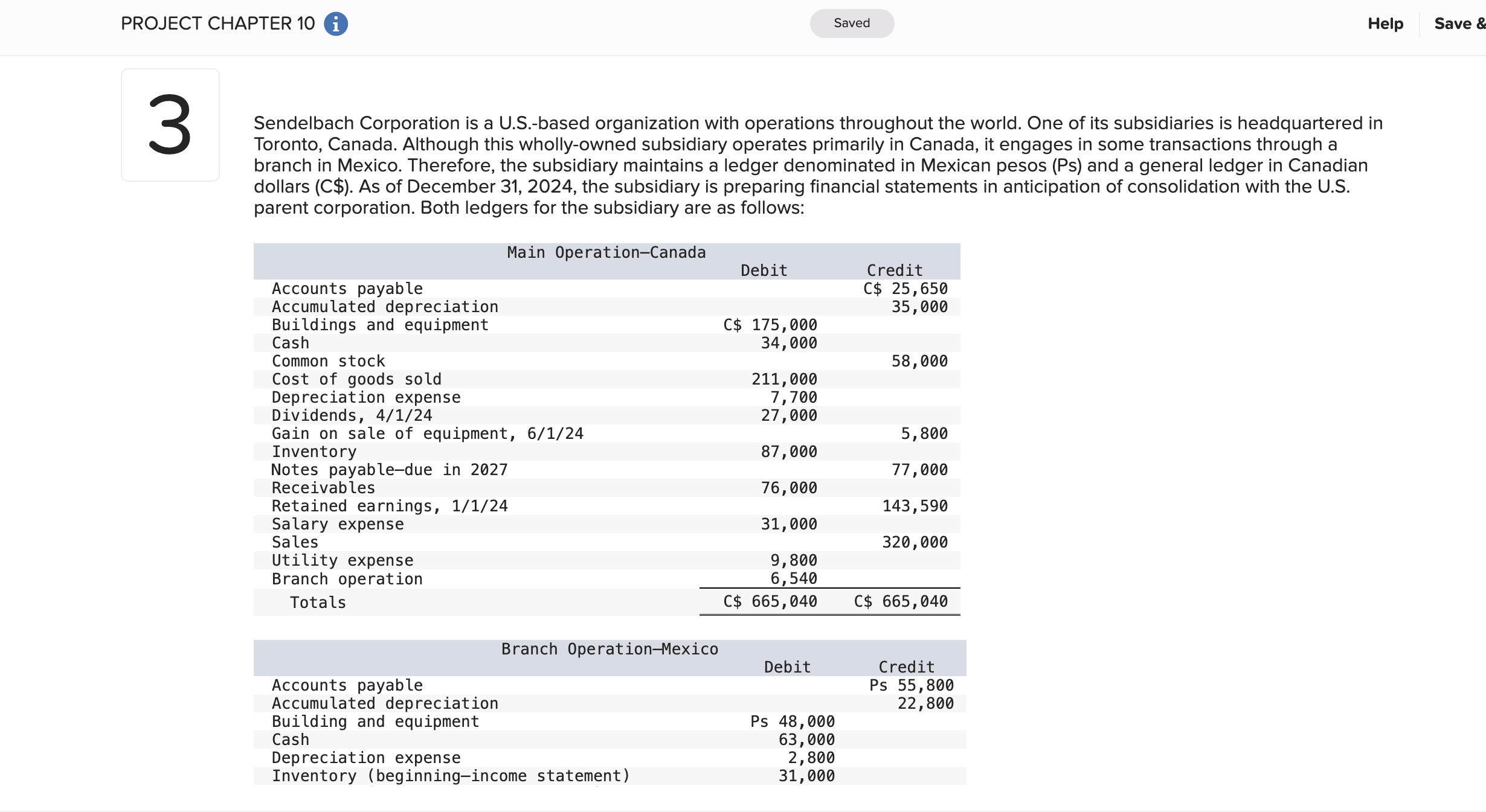 ( Help Save \ & 3 Sendelbach Corporation is a U .