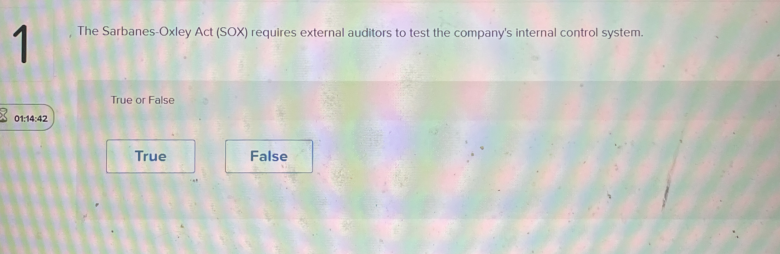 4 , The Sarbanes - Oxley Act ( SOX ) requires