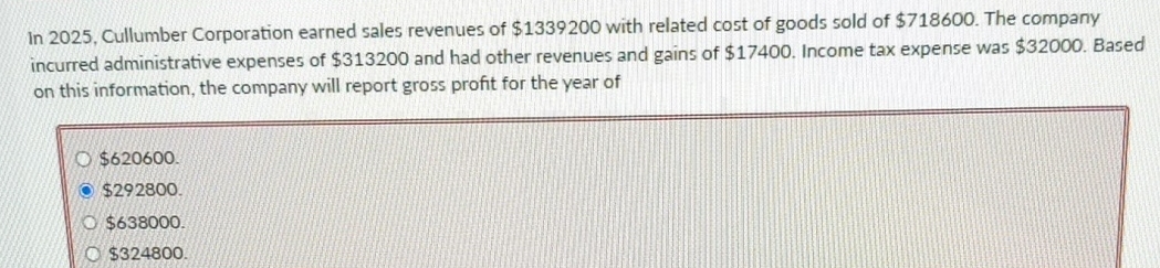 In 2 0 2 5 , Cullumber Corporation earned sales