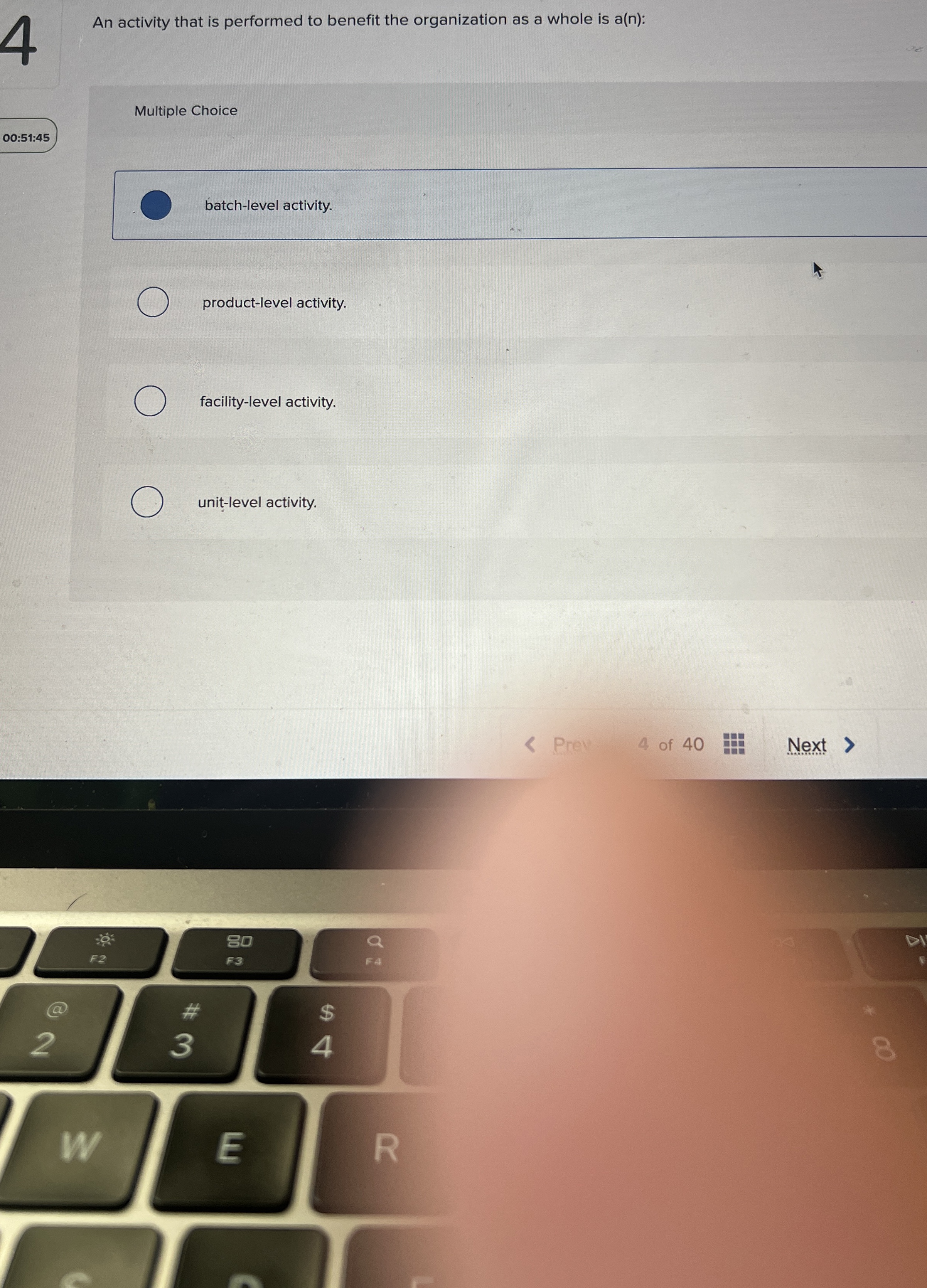 An activity that is performed to benefit the