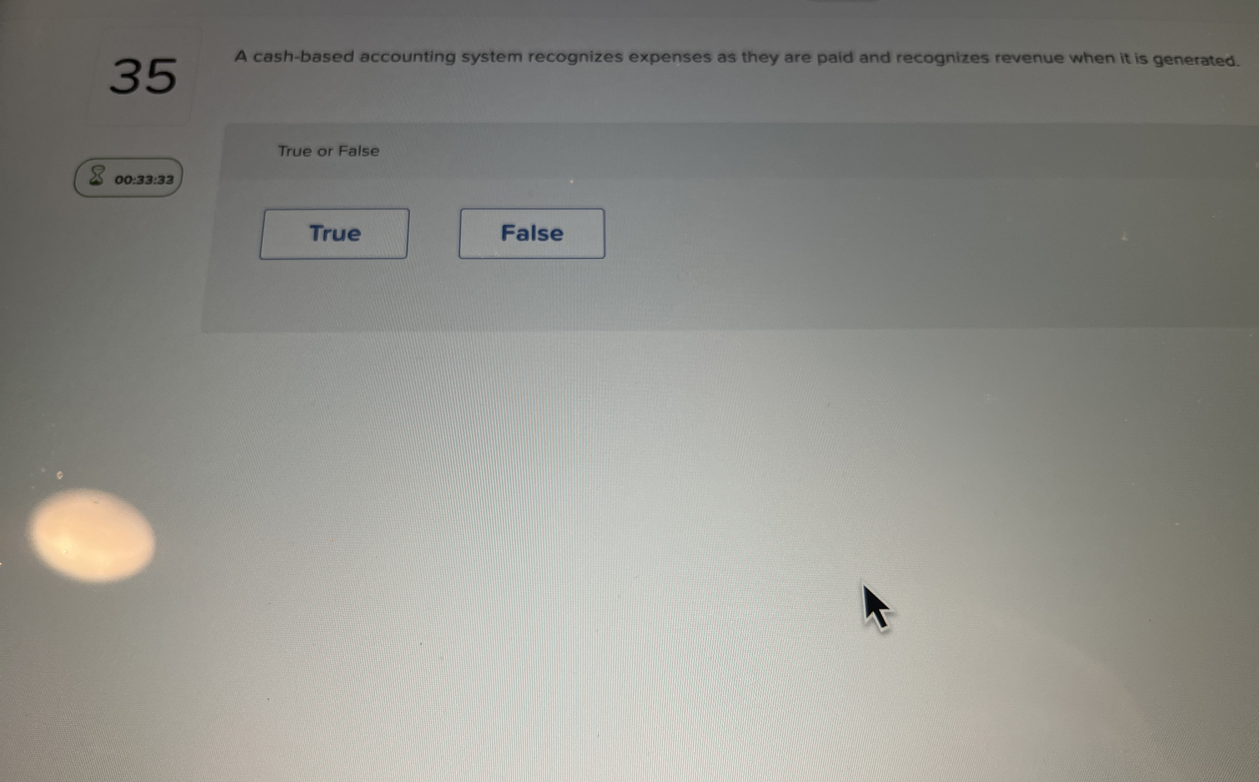 3 5 A cash - based accounting system recognizes