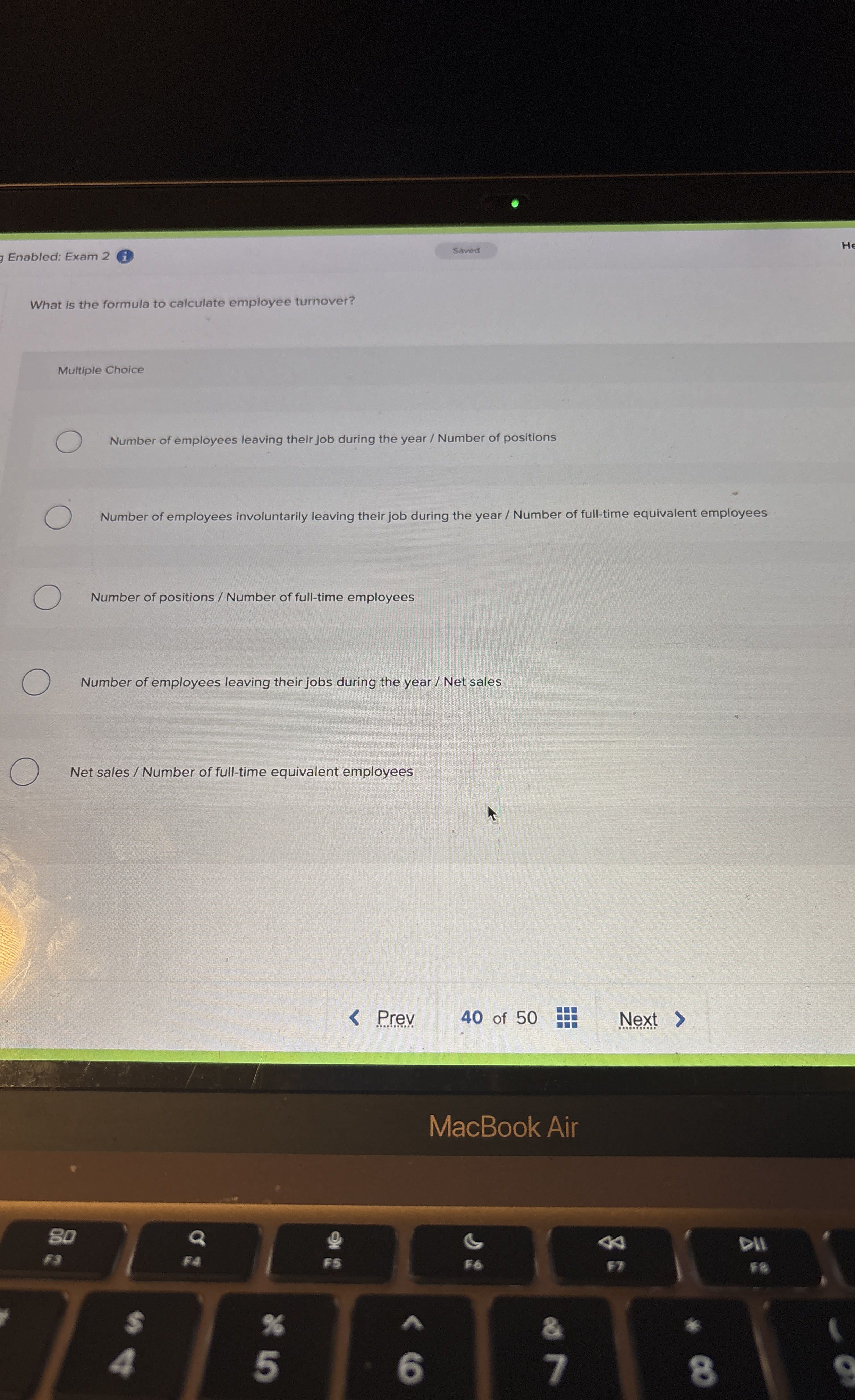 Enabled: Exam 2 ( i ) He What is the formula to