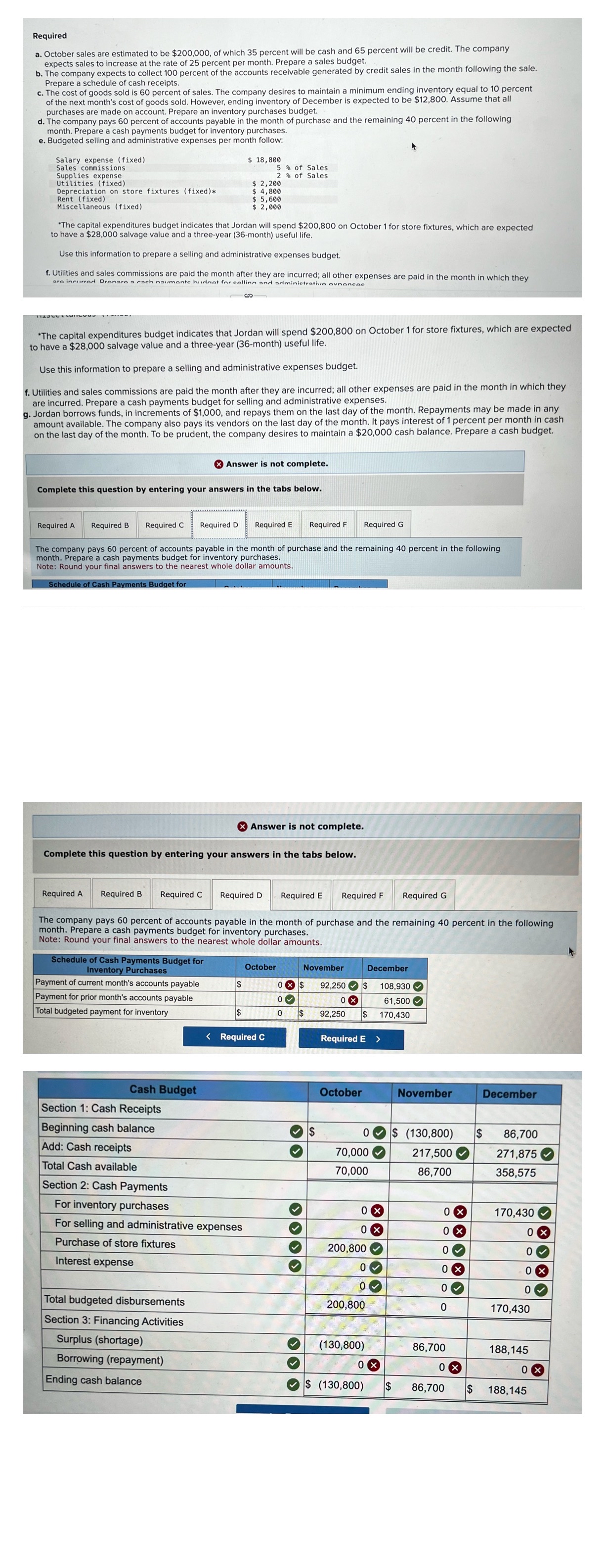 I need help with the blanks that are marked as