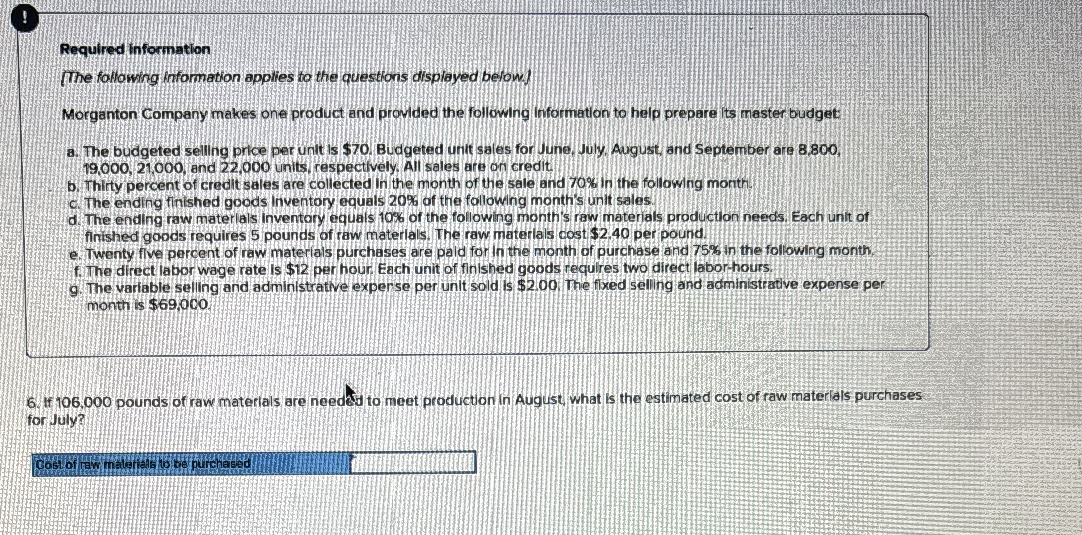 ! Required Information [ The following