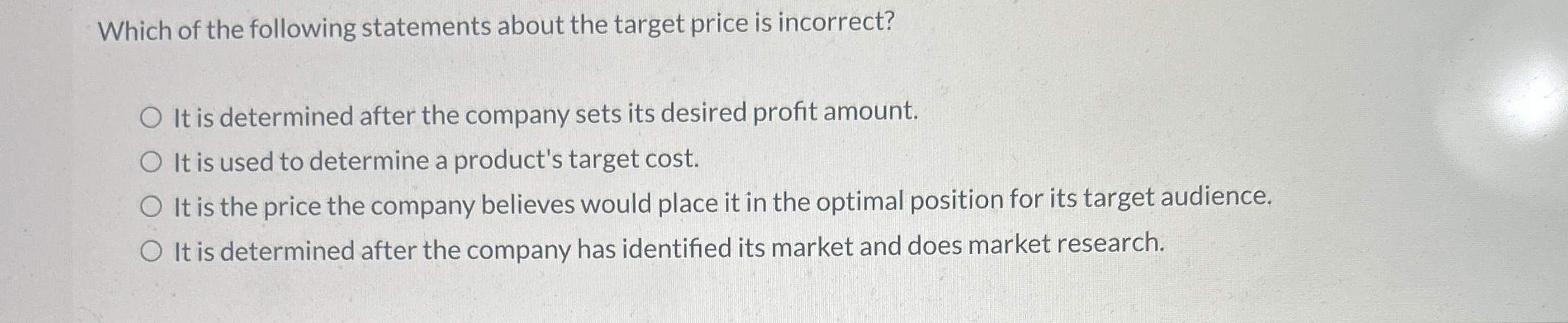 Which of the following statements about the